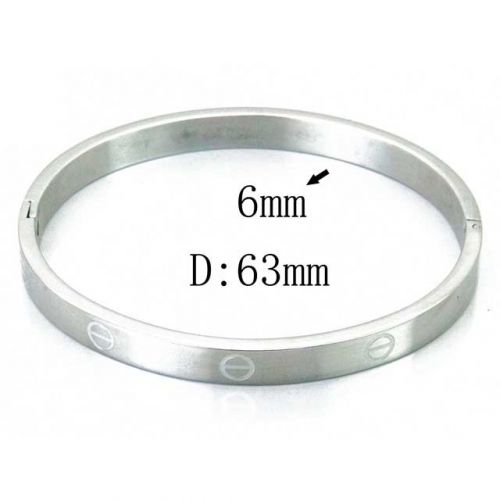 BaiChuan Wholesale Stainless Steel 316L Popularity Bangle NO.#SJ60B0219ML