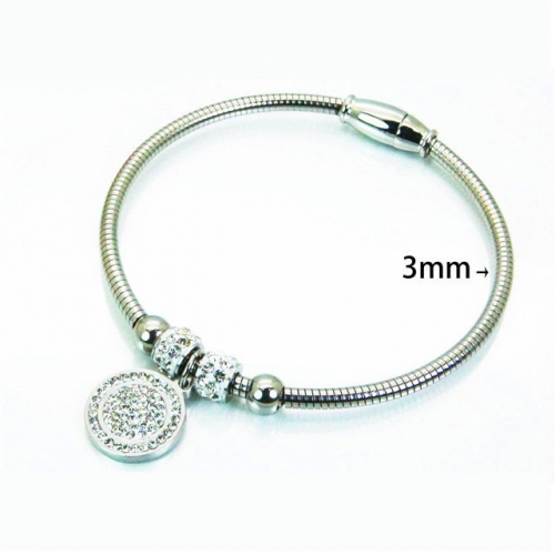 Wholesale Stainless Steel 316L Popularity Bangle NO.#BC12B0341HIC