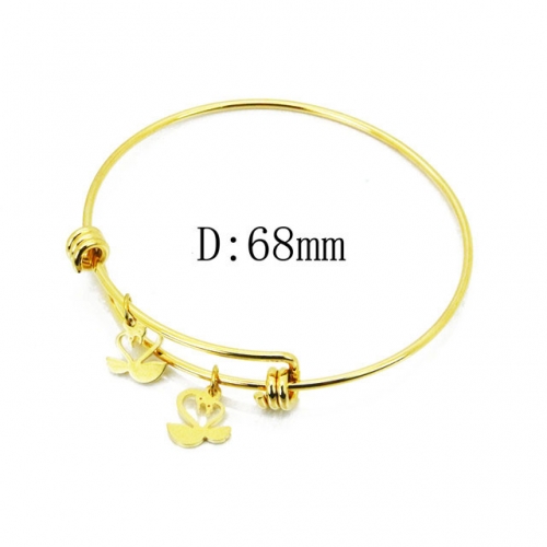 Wholesale Stainless Steel 316L Popularity Bangle NO.#BC91B0365OT