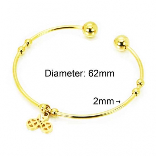 Wholesale Stainless Steel 316L Popularity Bangle NO.#BC58B0367KB