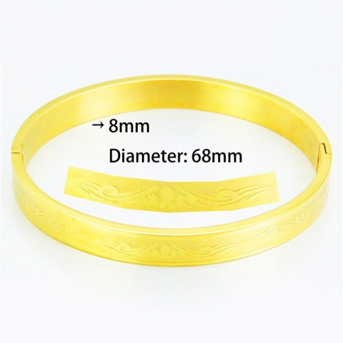 BaiChuan Wholesale Stainless Steel 316L Popularity Bangle NO.#BC42B0005PL