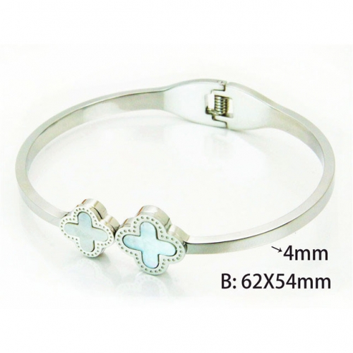 BaiChuan Wholesale Jewelry Stainless Steel 316L & Pearl & Shell Bangle NO.#BC93B0415HIF