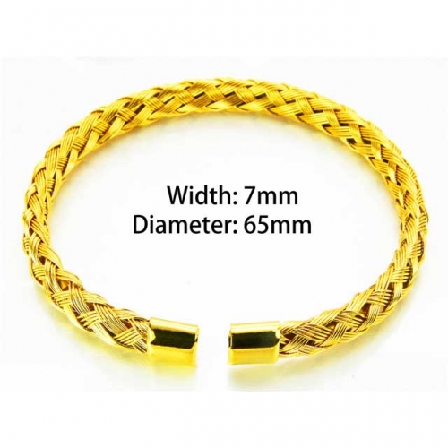 BaiChuan Wholesale Jewelry Steel Cable Bangles NO.#BC58B0169HDD