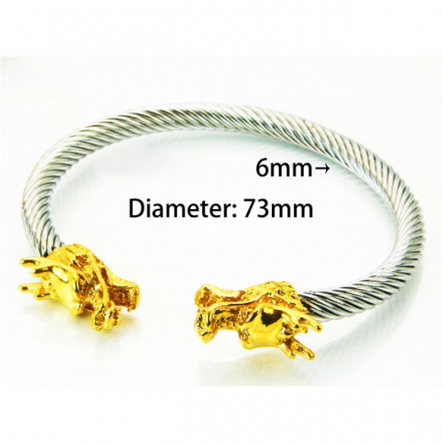 BaiChuan Wholesale Jewelry Steel Cable Bangles NO.#BC22B0074INR