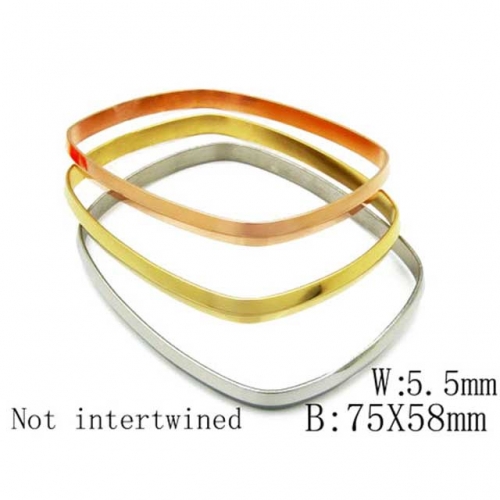 Wholesale Stainless Steel Bangles Sets NO.#BC58B0005N5