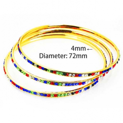 Wholesale Stainless Steel Bangles Sets NO.#BC58B0294HDD