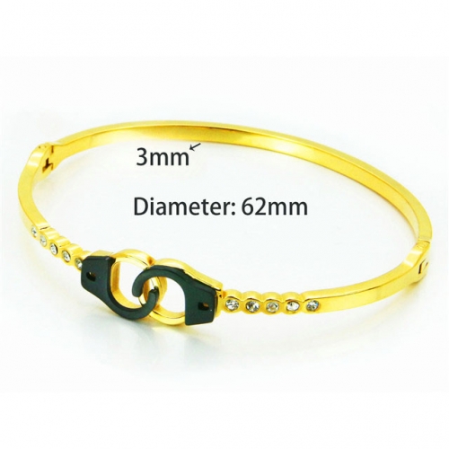 BaiChuan Wholesale Stainless Steel 316L Fashion Bangles NO.#BC93B0254HMZ