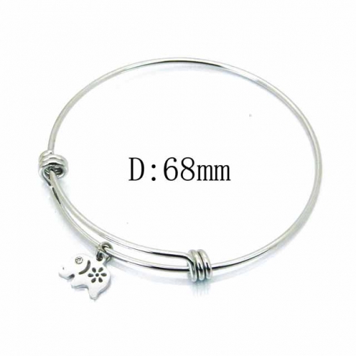Wholesale Stainless Steel 316L Popularity Bangle NO.#BC91B0328LV