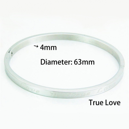 BaiChuan Wholesale Stainless Steel 316L Popularity Bangle NO.#BC42B0093ML