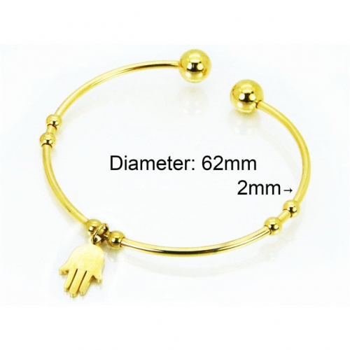 Wholesale Stainless Steel 316L Popularity Bangle NO.#BC89B0035JLD