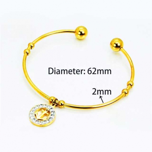 Wholesale Stainless Steel 316L Popularity Bangle NO.#BC58B0353MT