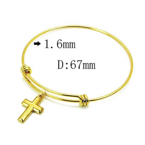 Wholesale Stainless Steel 316L Popularity Bangle NO.#BC59B0749NLA