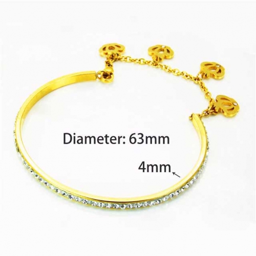 Wholesale Stainless Steel 316L Popularity Bangle NO.#BC58B0280NE