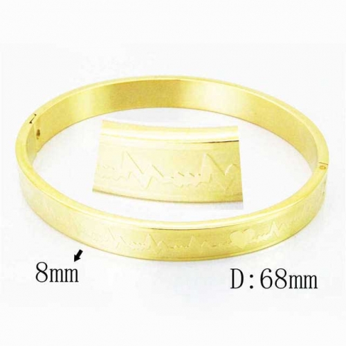 BaiChuan Wholesale Stainless Steel 316L Popularity Bangle NO.#BC42B0151OL