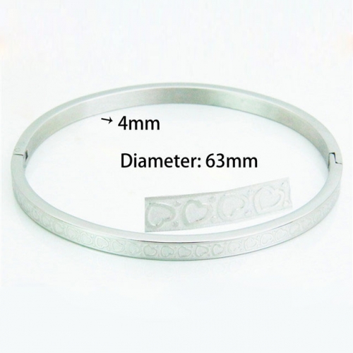 BaiChuan Wholesale Stainless Steel 316L Popularity Bangle NO.#BC42B0082ML
