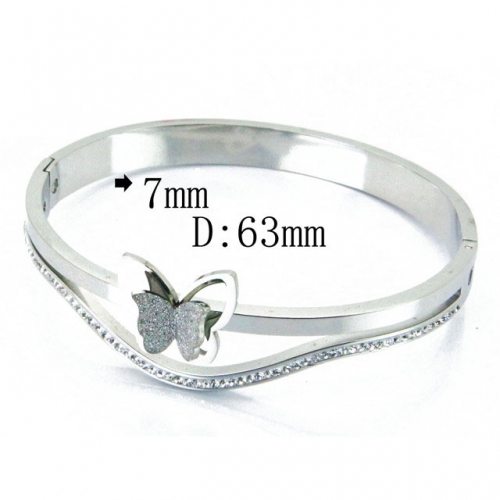 BaiChuan Wholesale Stainless Steel 316L Fashion Bangles NO.#BC19B0058HMV