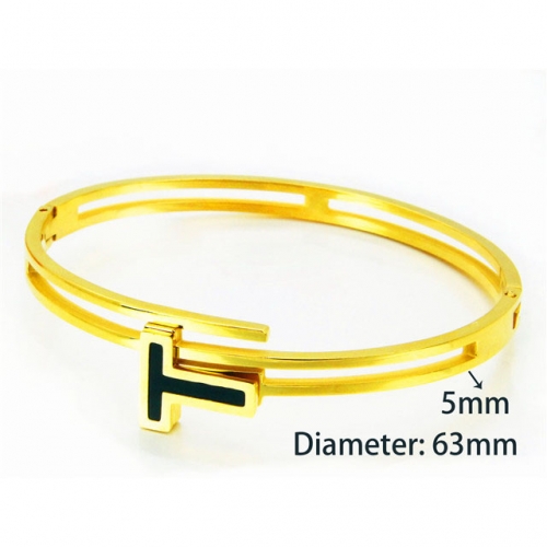 BaiChuan Wholesale Stainless Steel 316L Fashion Bangles NO.#BC93B0131HMX