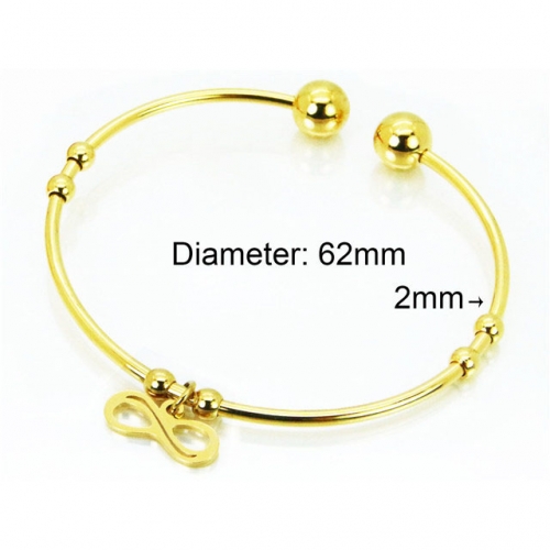 Wholesale Stainless Steel 316L Popularity Bangle NO.#BC89B0030JLS