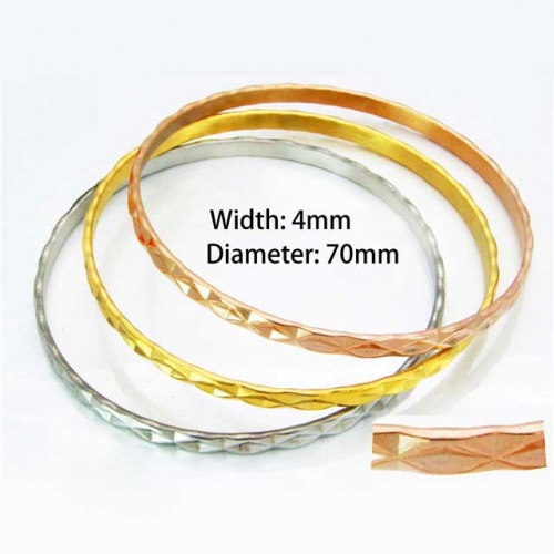 Wholesale Stainless Steel Bangles Sets NO.#BC58B0102NZ