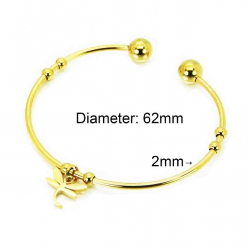 Wholesale Stainless Steel 316L Popularity Bangle NO.#BC58B0381KA