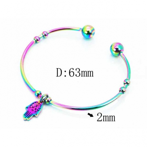 Wholesale Stainless Steel 316L Popularity Bangle NO.#BC58B0423KLY