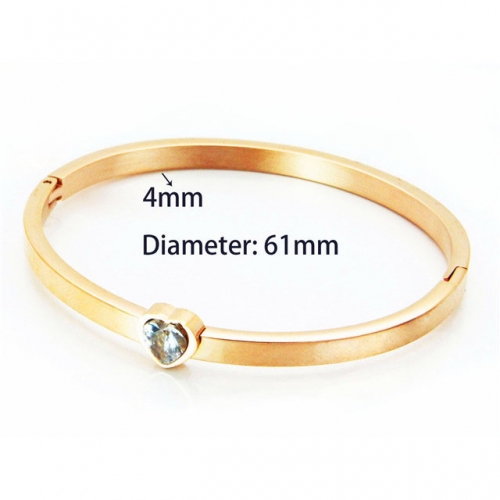 BaiChuan Wholesale Jewelry Stainless Steel 316L Love Bangle NO.#BC93B0264HKC