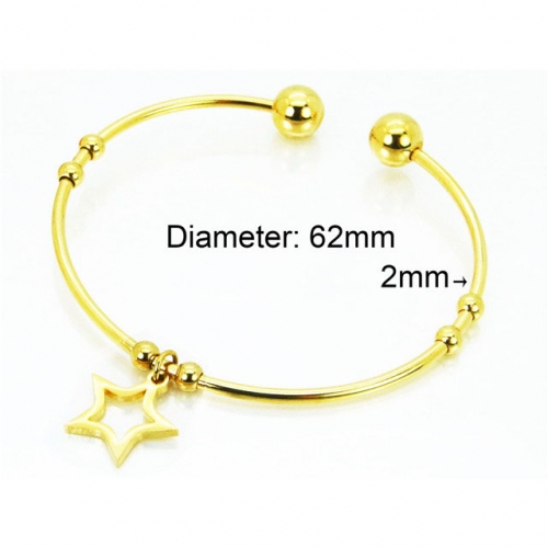 Wholesale Stainless Steel 316L Popularity Bangle NO.#BC89B0026JLT