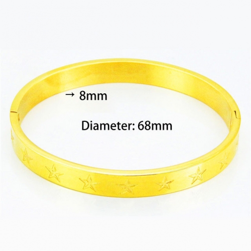 BaiChuan Wholesale Stainless Steel 316L Popularity Bangle NO.#BC42B0003OL