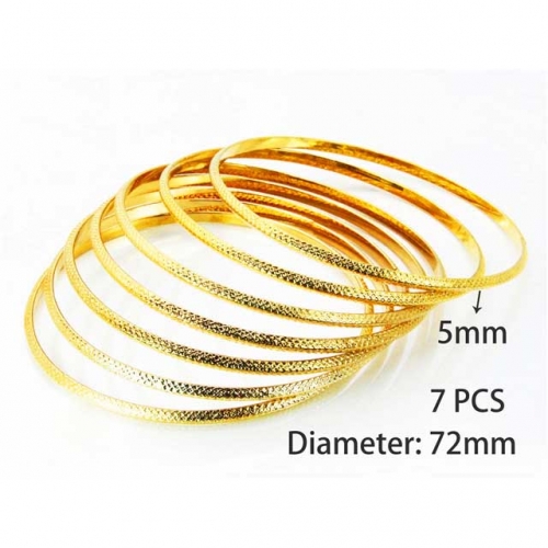 Wholesale Stainless Steel Bangles Sets NO.#BC58B0287HLQ
