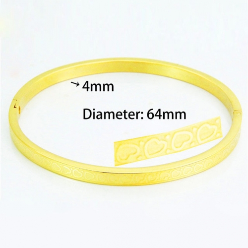 BaiChuan Wholesale Stainless Steel 316L Popularity Bangle NO.#BC42B0081OL