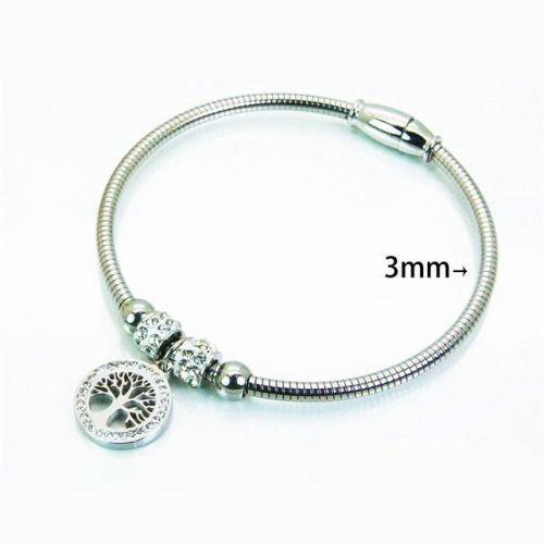 Wholesale Stainless Steel 316L Popularity Bangle NO.#BC12B0339HIX