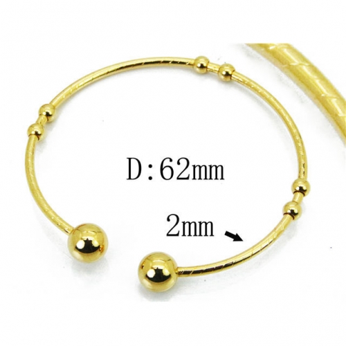 Wholesale Stainless Steel 316L Popularity Bangle NO.#BC89B0044J3