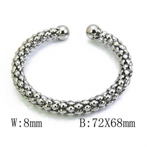 Wholesale Stainless Steel 316L Cuff Bangle NO.#BC58B0111M0
