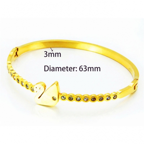 BaiChuan Wholesale Stainless Steel 316L Fashion Bangles NO.#BC93B0230HLW