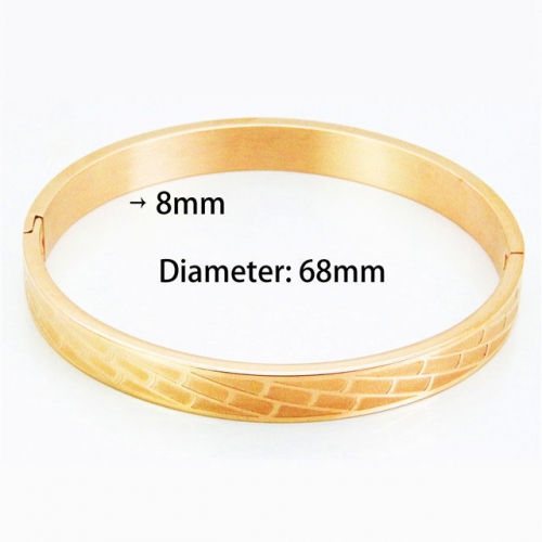 BaiChuan Wholesale Stainless Steel 316L Popularity Bangle NO.#BC42B0009HAS