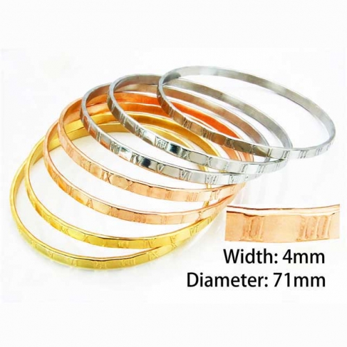 Wholesale Stainless Steel Bangles Sets NO.#BC58B0112HJR