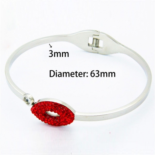 BaiChuan Wholesale Jewelry Stainless Steel 316L Love Bangle NO.#BC14B0593HLL