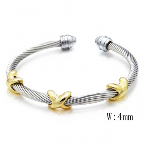 BaiChuan Wholesale Jewelry Steel Cable Bangles NO.#BC38B0357H60