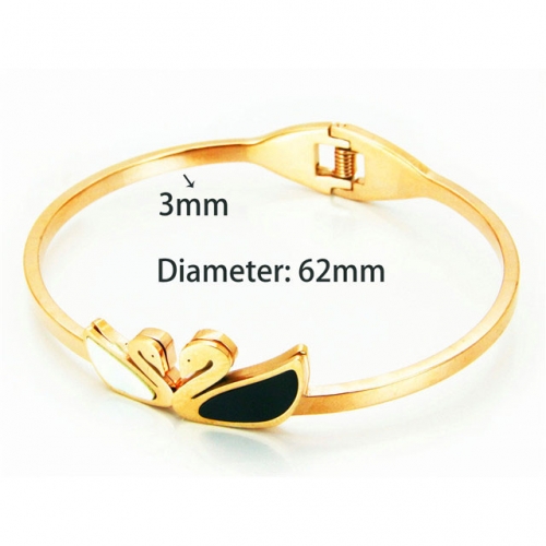 BaiChuan Wholesale Stainless Steel 316L Fashion Bangles NO.#BC93B0086HNX