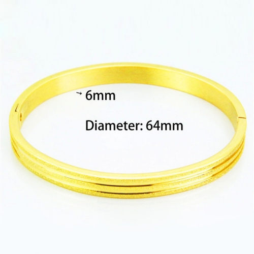 BaiChuan Wholesale Stainless Steel 316L Popularity Bangle NO.#BC42B0037HJR