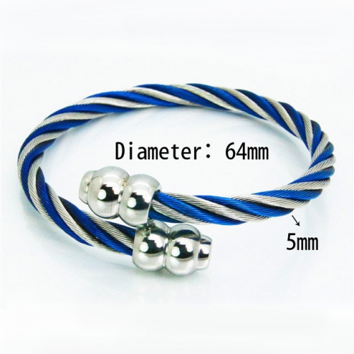 BaiChuan Wholesale Jewelry Steel Cable Bangles NO.#BC96B0044HJC