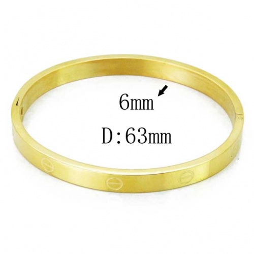 BaiChuan Wholesale Stainless Steel 316L Popularity Bangle NO.#SJ60B0220OL