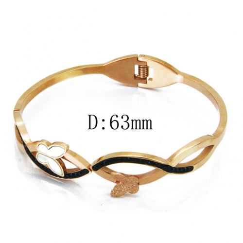 BaiChuan Wholesale Jewelry Stainless Steel 316L & Pearl & Shell Bangle NO.#BC19B0026IEE