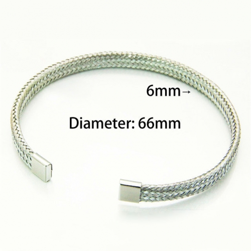 BaiChuan Wholesale Jewelry Steel Cable Bangles NO.#BC73B0103LD