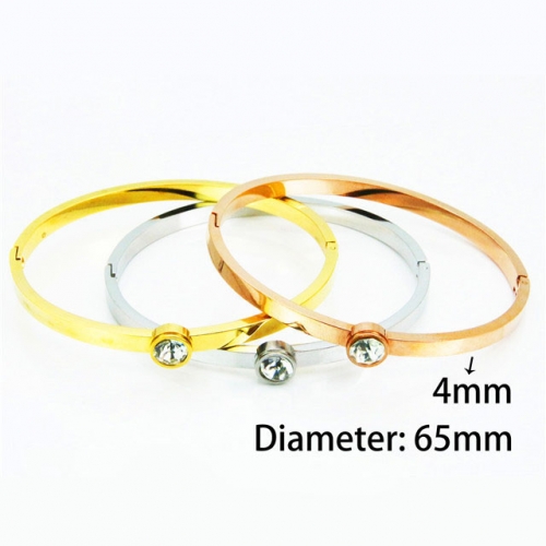 Wholesale Stainless Steel Bangles Sets NO.#BC12B0384IKF