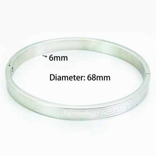 BaiChuan Wholesale Stainless Steel 316L Popularity Bangle NO.#BC42B0024ML