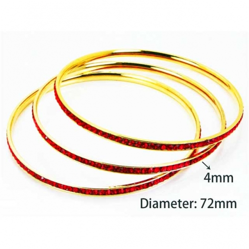 Wholesale Stainless Steel Bangles Sets NO.#BC58B0292HWW