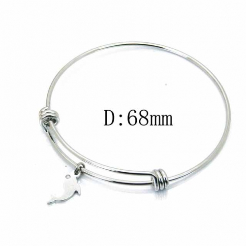 Wholesale Stainless Steel 316L Popularity Bangle NO.#BC91B0333LS