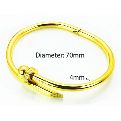 BaiChuan Wholesale Stainless Steel 316L Fashion Bangles NO.#BC93B0015ISS