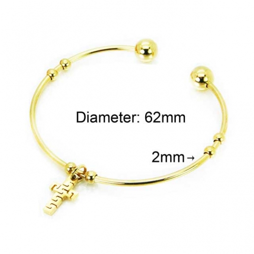 Wholesale Stainless Steel 316L Popularity Bangle NO.#BC58B0373KB